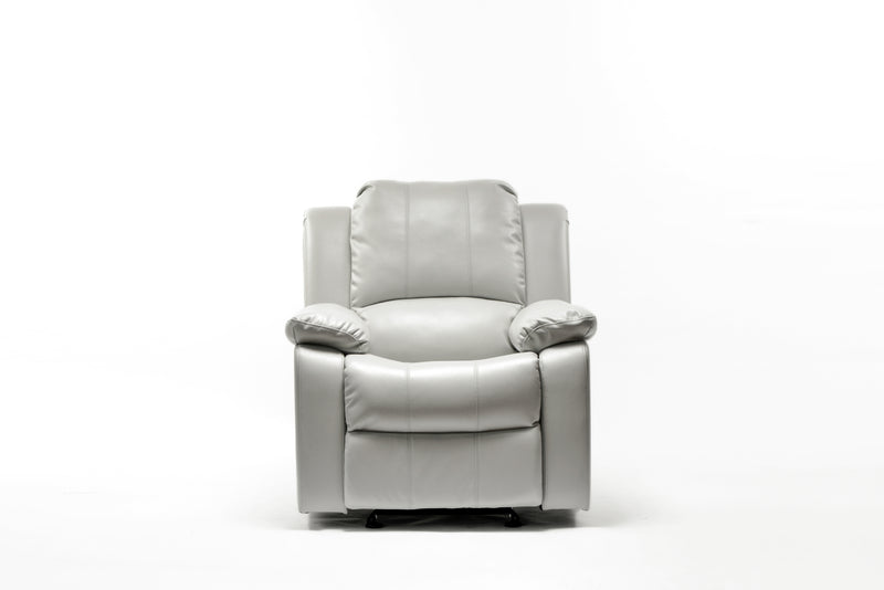 Charlotte Ivory Leather Gel Recliner