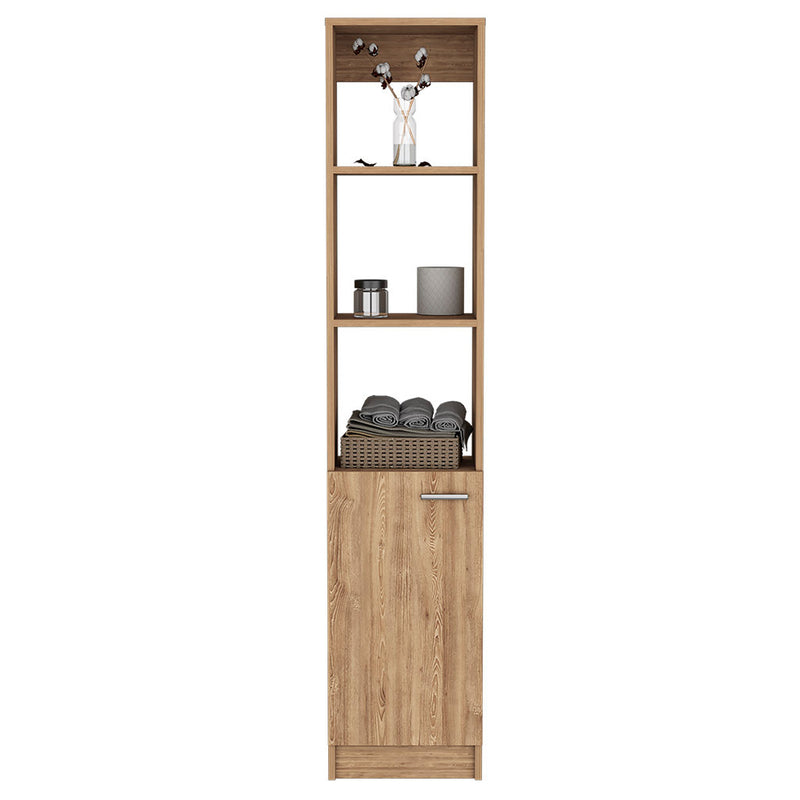 Linen Cabinet Emmett,Two Interior Shelves, Pine Finish