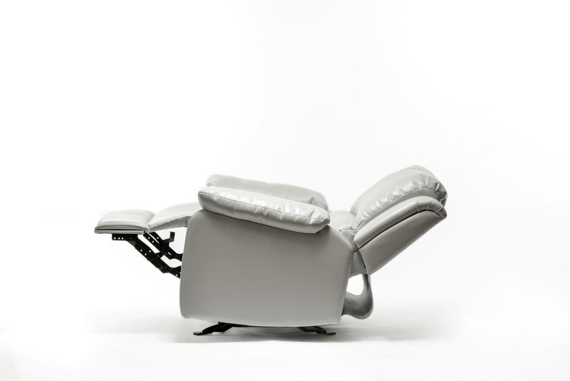 Charlotte Ivory Leather Gel Recliner