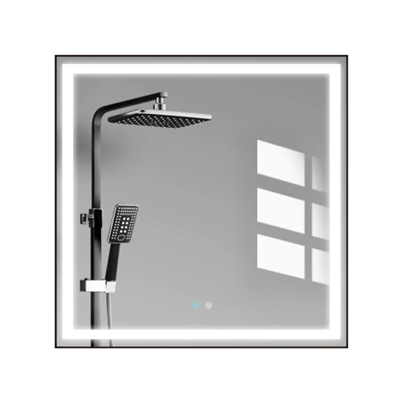 36 x 36 LED Mirror for Bathroom, LED Vanity Mirror, Adjustable 3 Color, Dimmable Vanity Mirror with Lights, Anti-Fog, Touch Control Wall Mounted Bathroom Mirror,Vertical