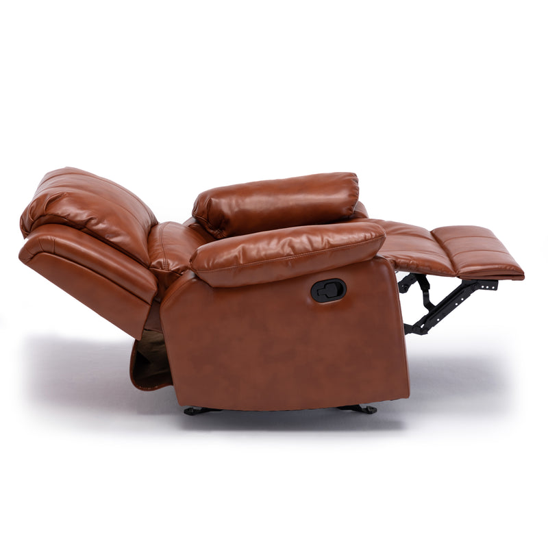 Charlotte Caramel Leather Gel Recliner