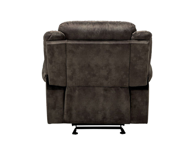 Zubaida Glider Recliner, 2-Tone Chocolate Velvet