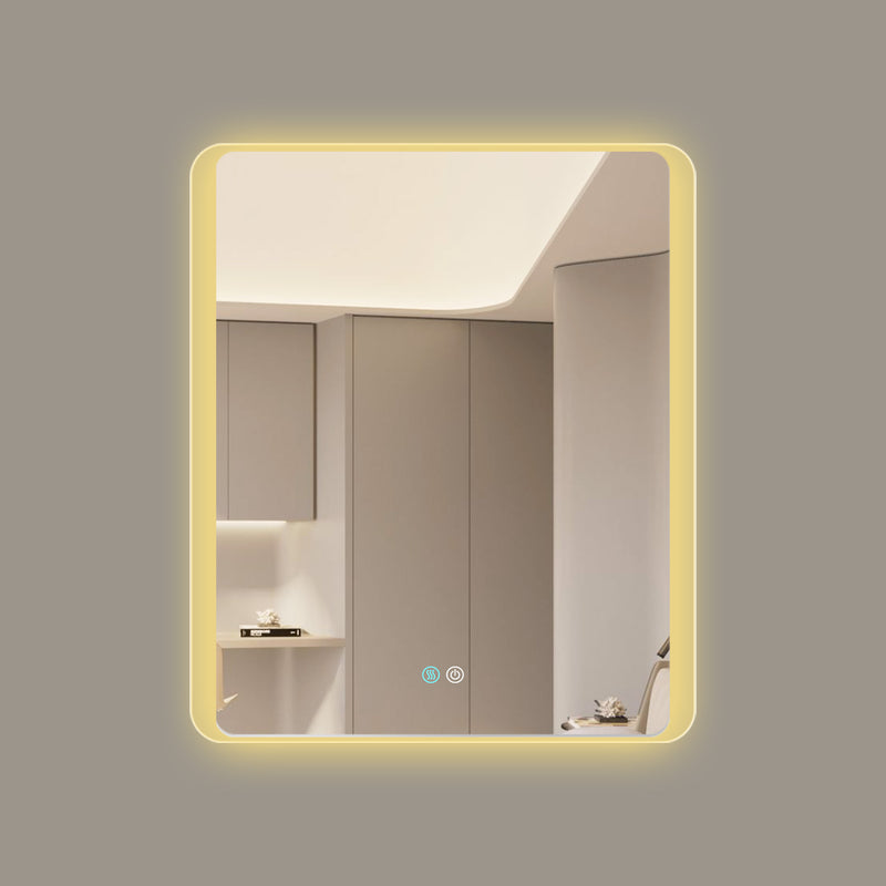 30 x 36 LED Mirror for Bathroom, LED Vanity Mirror, Adjustable 3 Color, Dimmable Vanity Mirror with Lights, Anti-Fog, Touch Control Wall Mounted Bathroom Mirror,Vertical