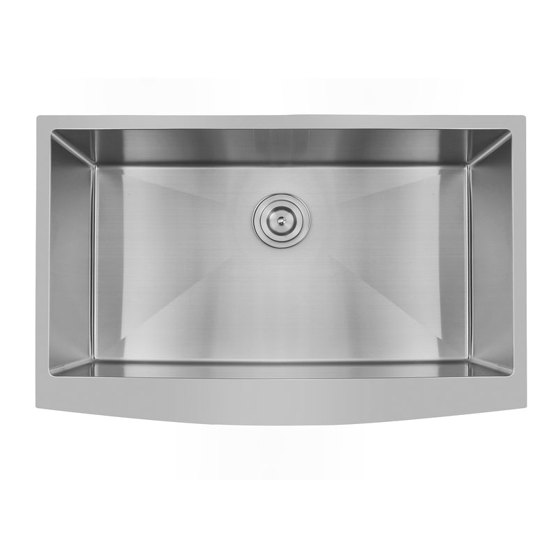 33-inch Farmhouse Kitchen Sink,Single Bowl Stainless Steel  18 Gauge