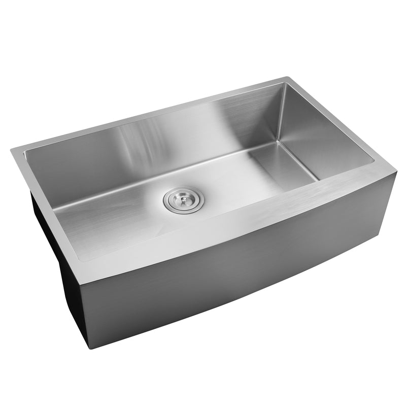 33-inch Farmhouse Kitchen Sink,Single Bowl Stainless Steel  18 Gauge