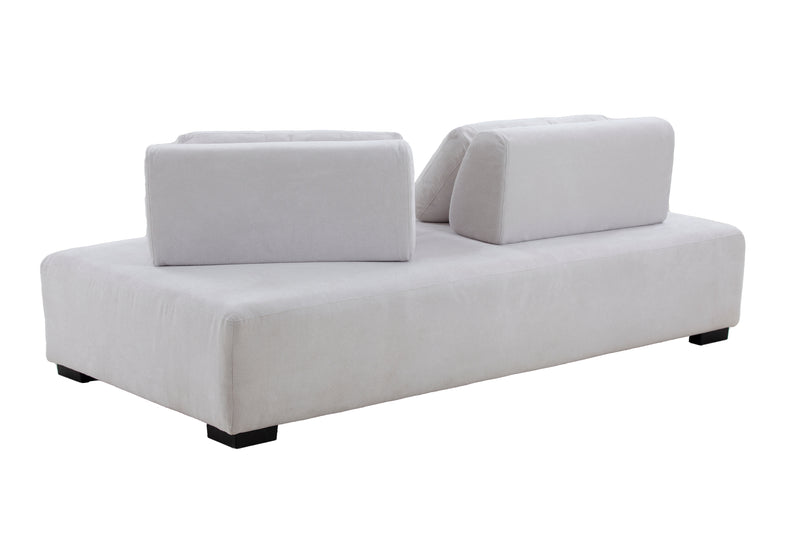 Morden Sofa Minimalist Modular Sofa Sofadaybed Ideal for living, family, bedroom, and guest spaces Beige