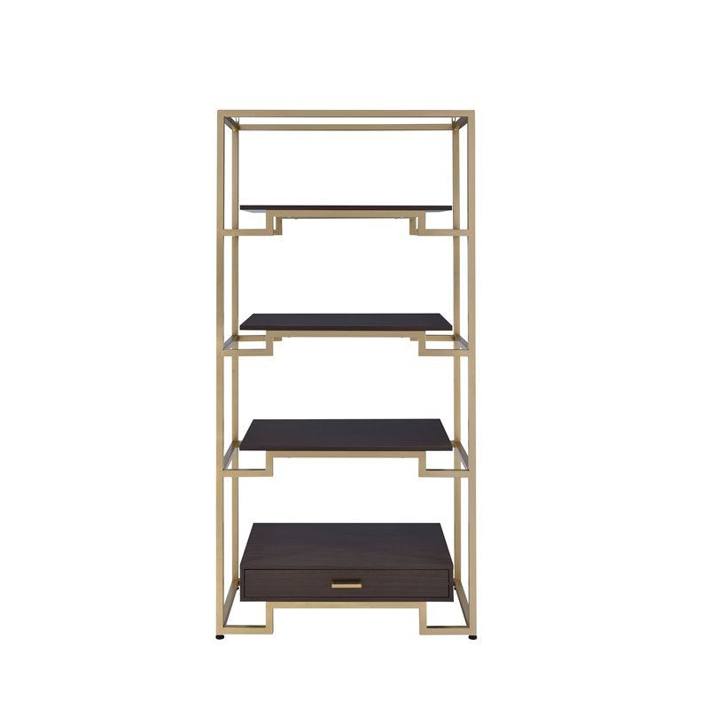 Bookshelf in Gold