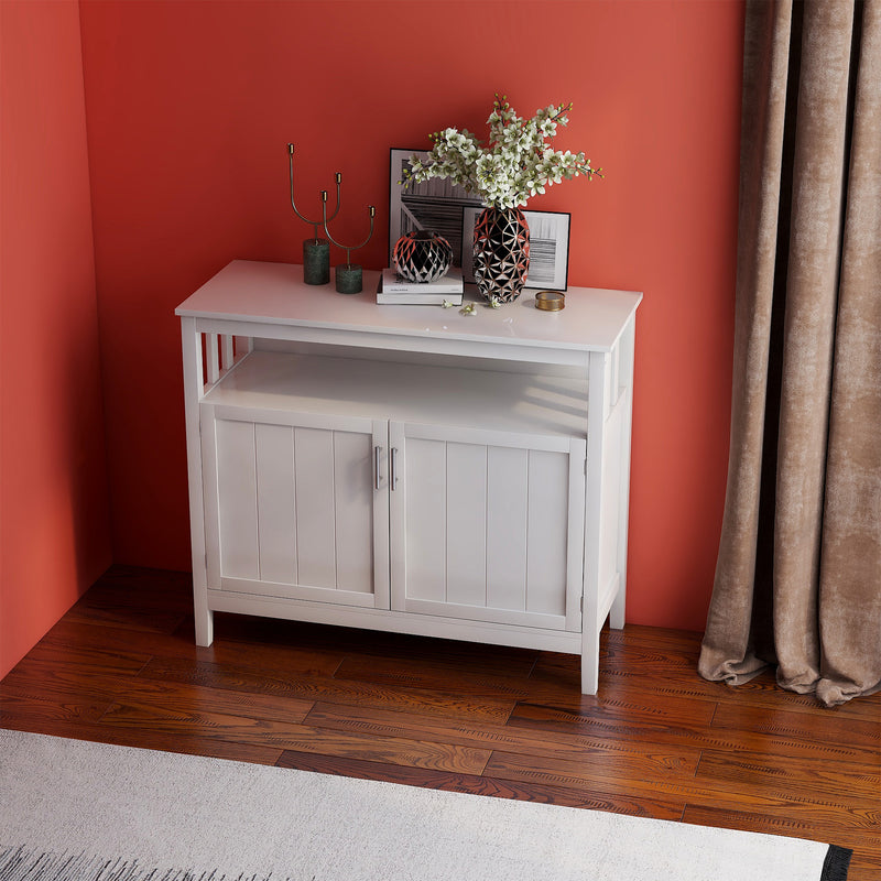 Kitchen storage sideboard and buffet server cabinet