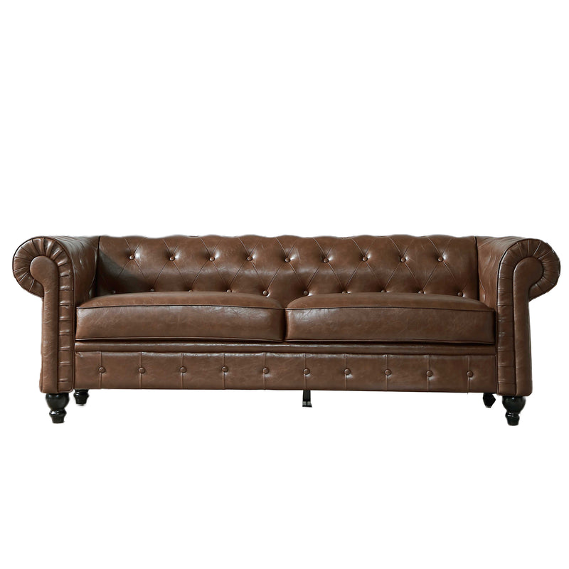 Retro style PU Couch , Chesterfield Sofas for Living Room and Bedroom