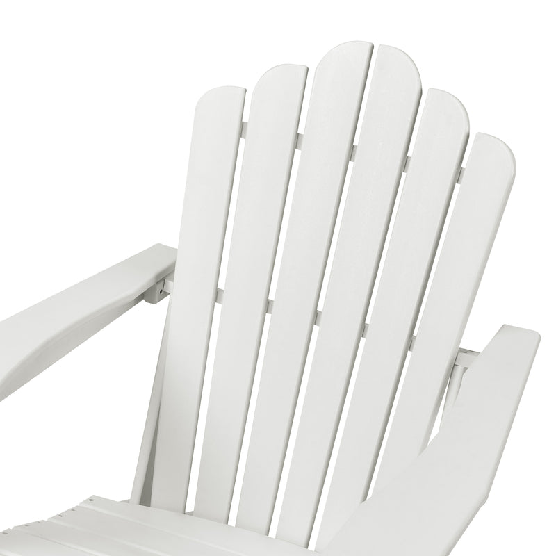 Classic Outdoor Adirondack Chair Set of 2 for Garden Porch Patio Deck Backyard, Weather Resistant Accent Furniture