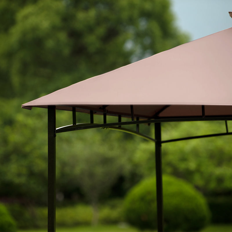 Foot Easy Assembly Seasonal Shade UV Protection with Extendable Awning Outdoor Gazebo