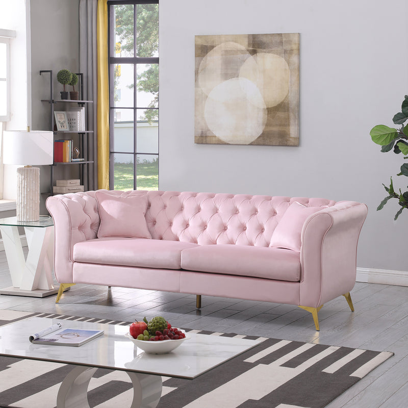 1856B   3 Seater  SOFA PINK