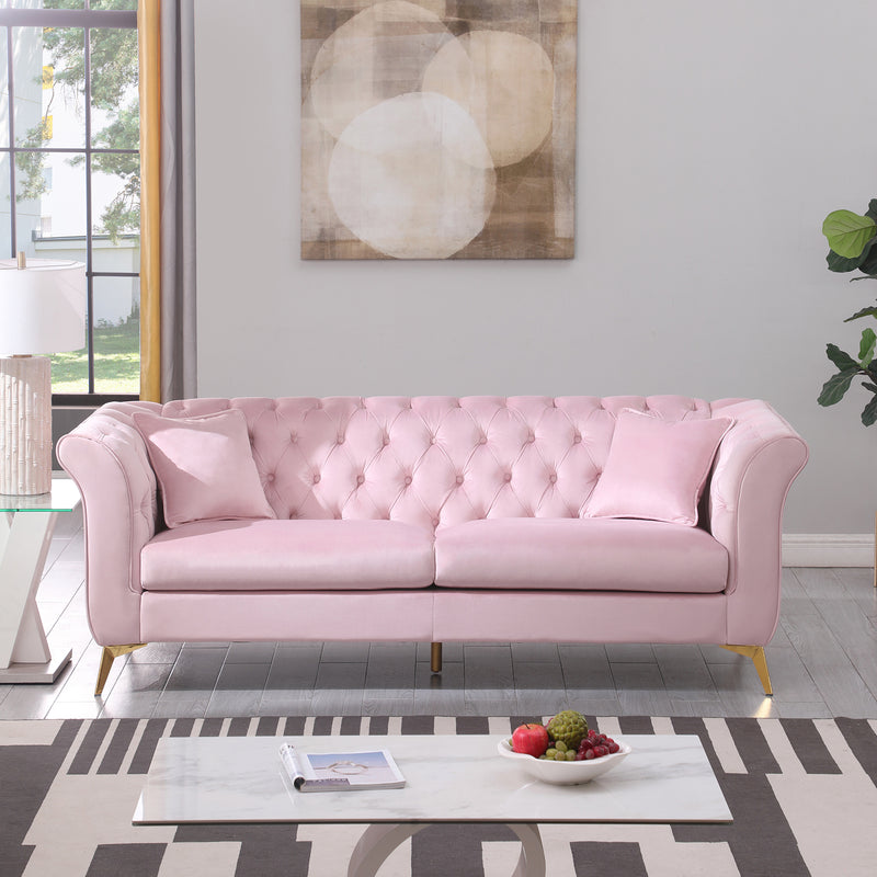 1856B   3 Seater  SOFA PINK