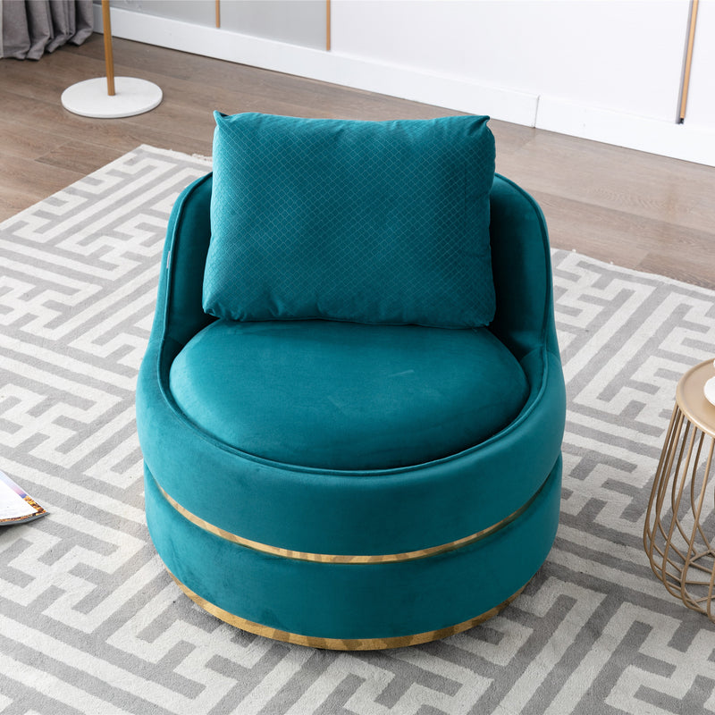 Modern Akili swivel accent chair barrel chair for hotel living room / Modern leisure chair