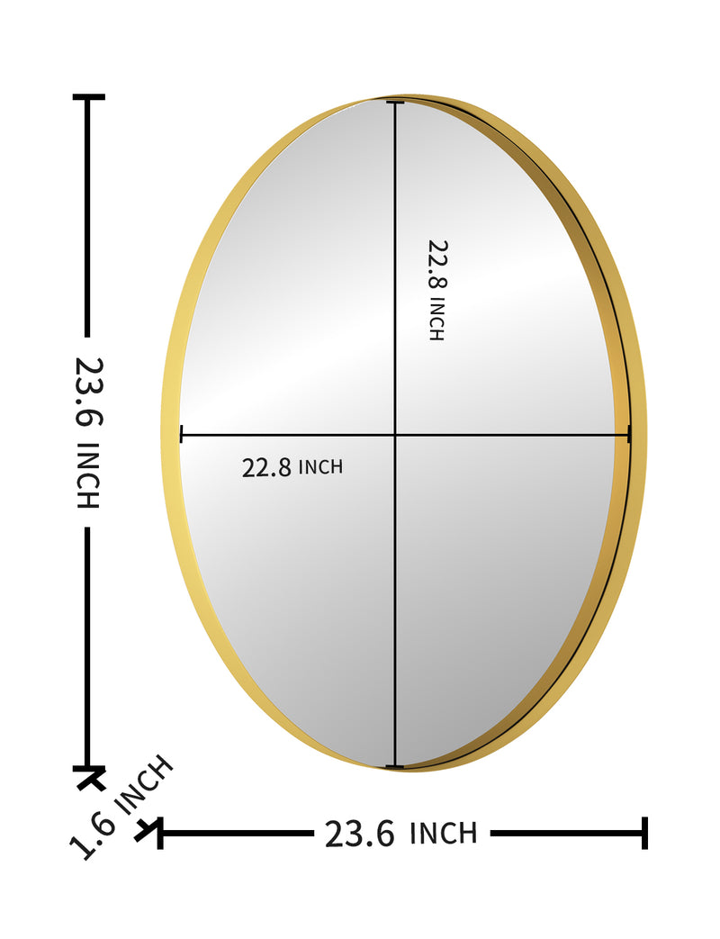 Metal Round Wall Mirror