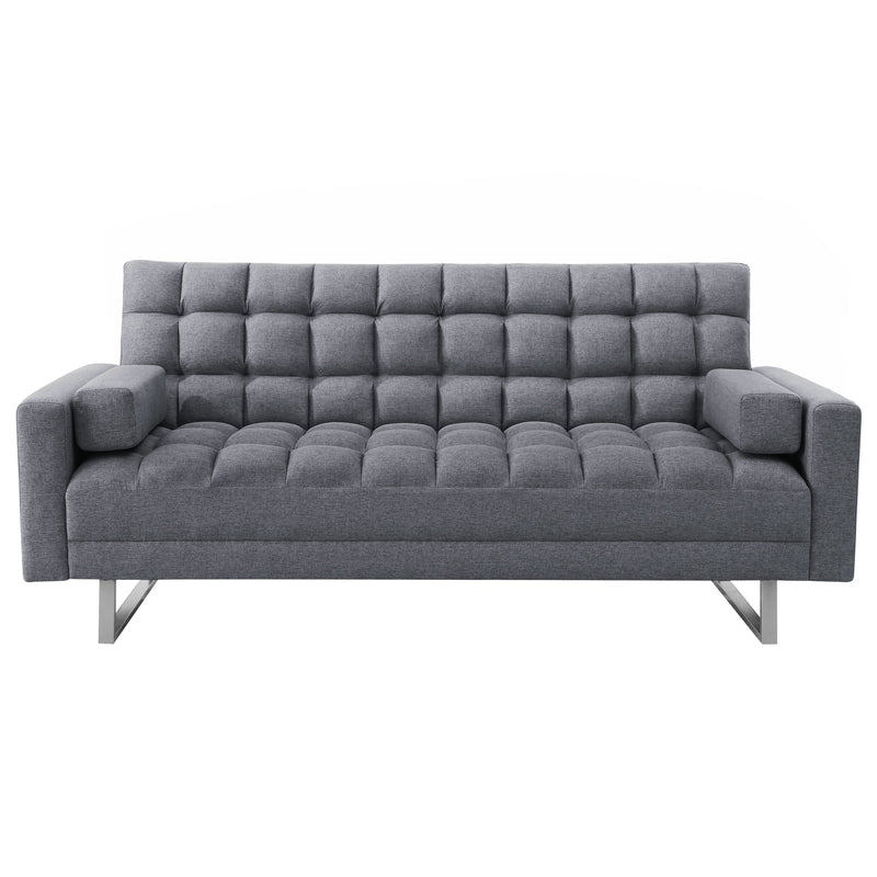 Adjustable Sofa, Gray Fabric Sleep Sofa