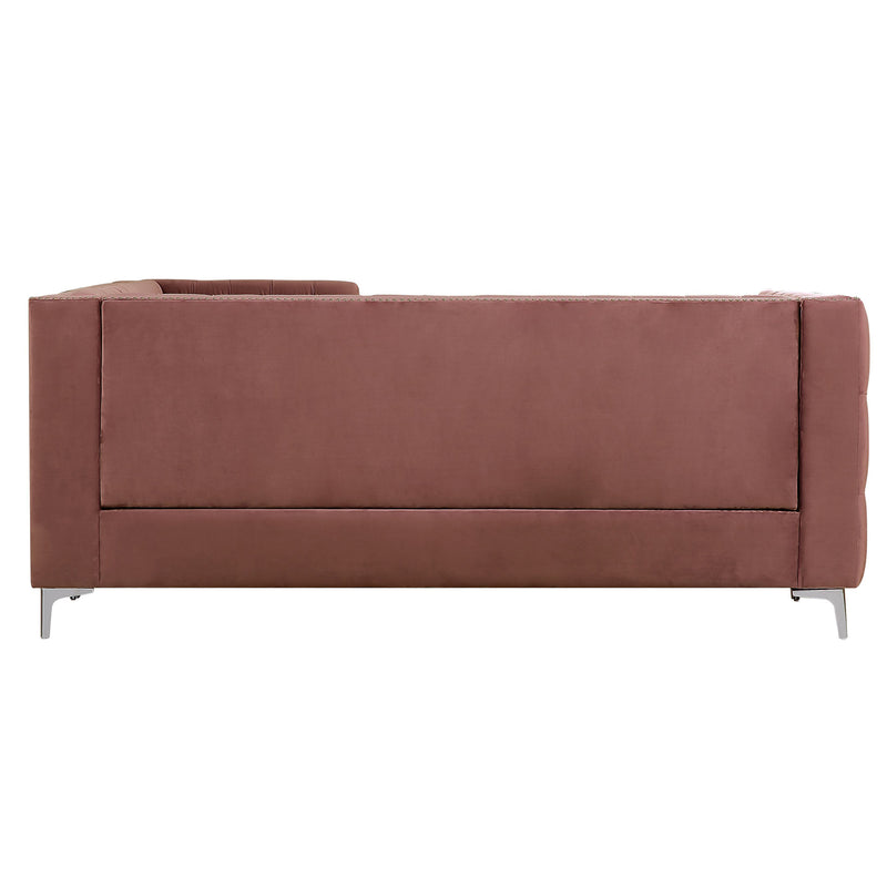 Sectional Velvet L Shape Sofa Set