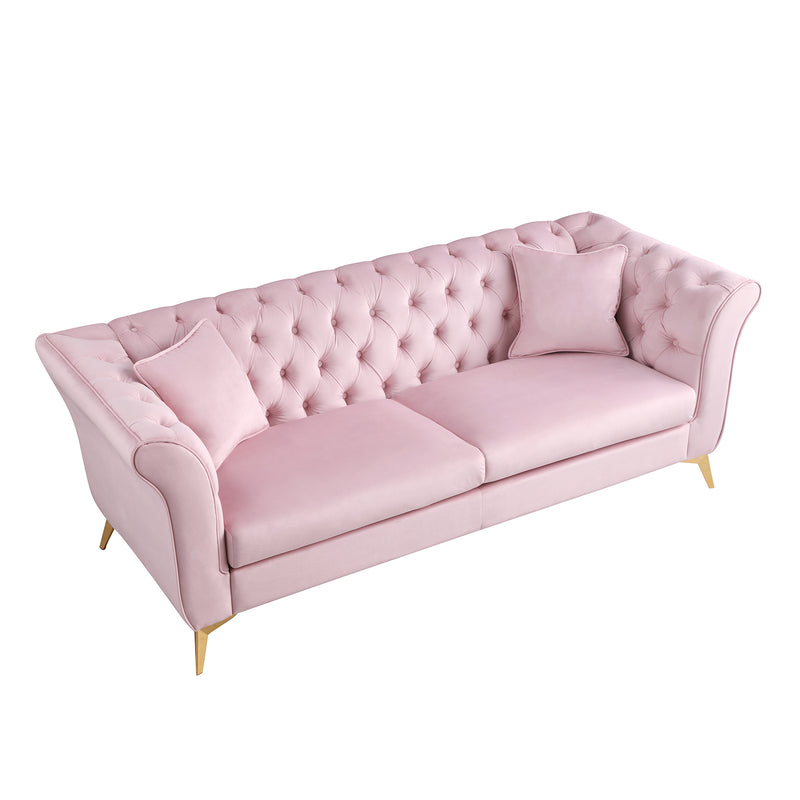 1856B   3 Seater  SOFA PINK