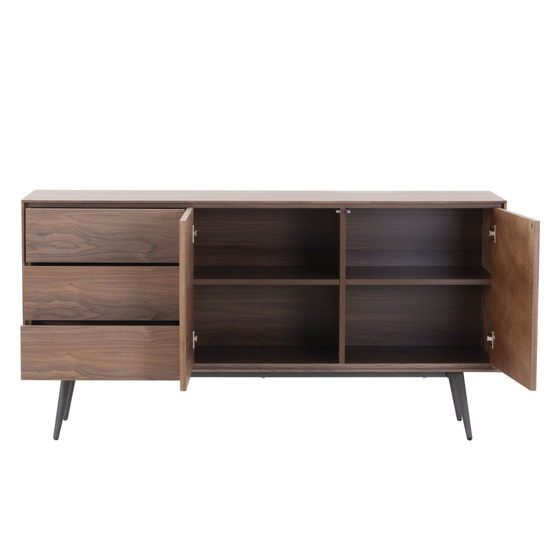 Modern Sideboard , Buffet Cabinet, Storage Cabinet, TV Stand  Anti-Topple Design, and Large Countertop