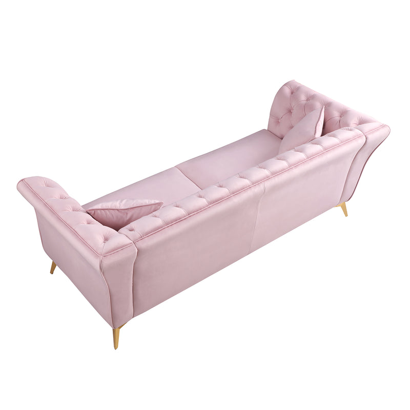 1856B   3 Seater  SOFA PINK