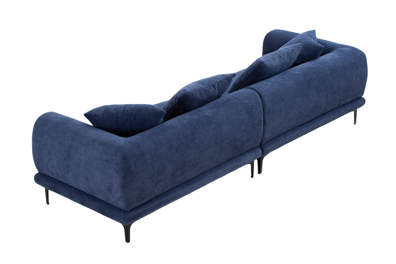 108.3'' Modern Sofa Couch 4-Seater Fabric Sofa for Livingroom Office BLUE