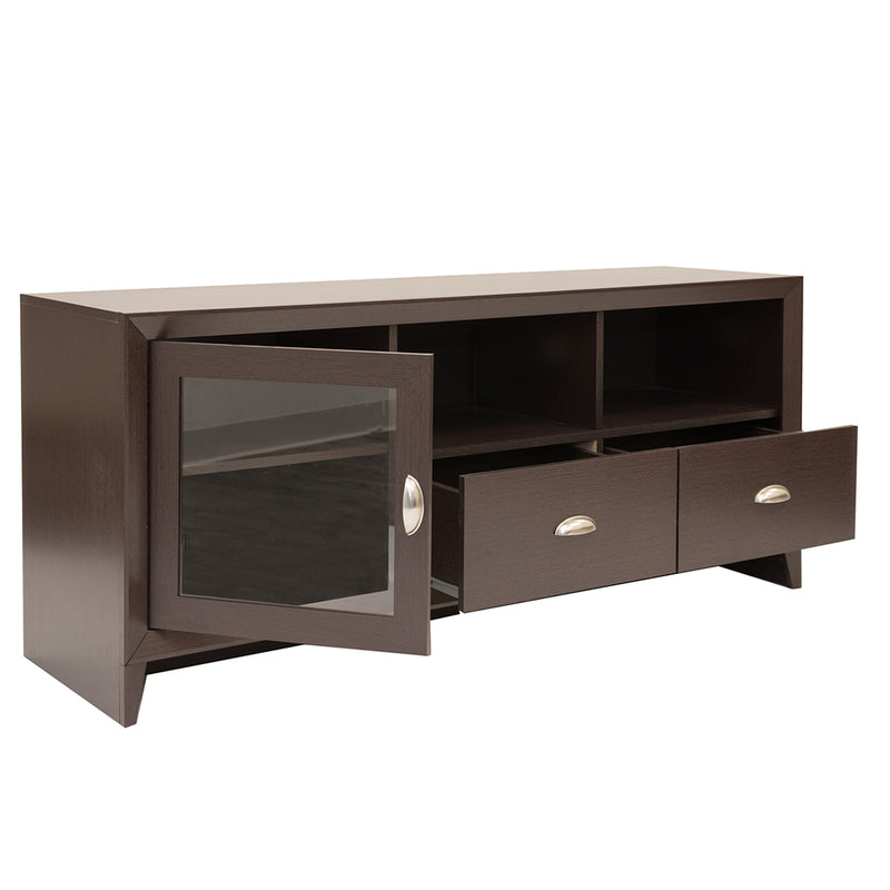 Techni Mobili Modern TV Stand with Storage for TVs Up To 60", Wenge