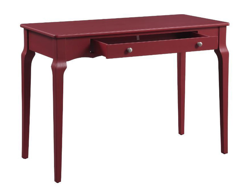 Alsen Writing Desk, Red Finish YF