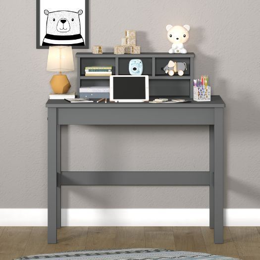 Logan Writing Desk, Gray Finish YF