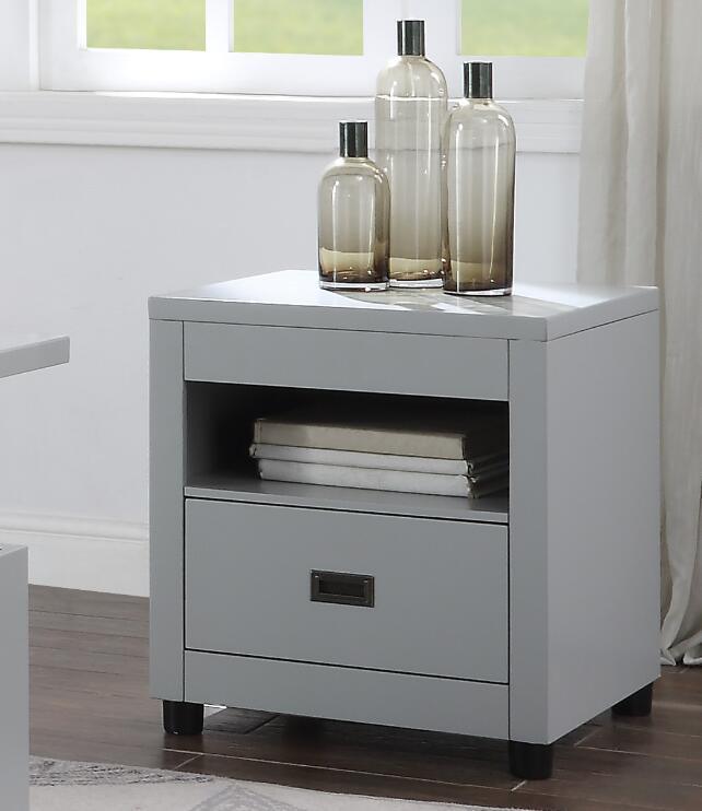 Eleanor End Table, Dove Gray