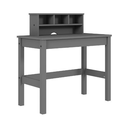 Logan Writing Desk, Gray Finish YF