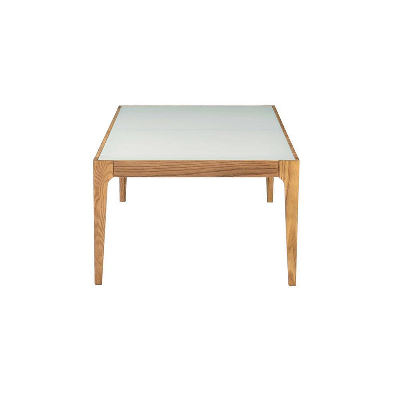 Gwynn Coffee Table in Natural & Frosted Glass