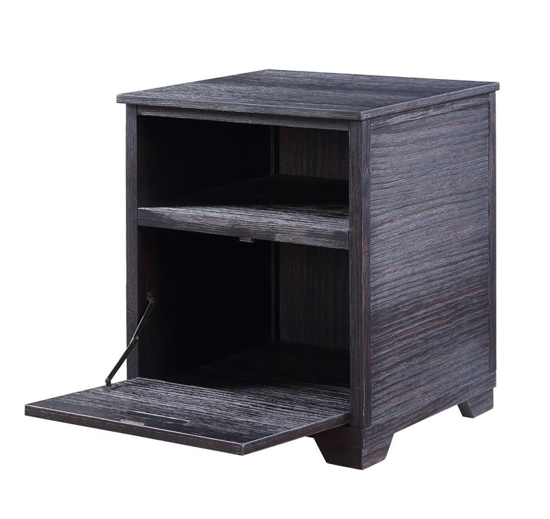 Kamilia End Table, Antique Black