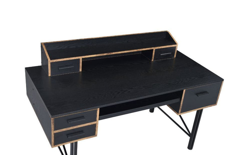 Safea Computer Desk, Black Finish