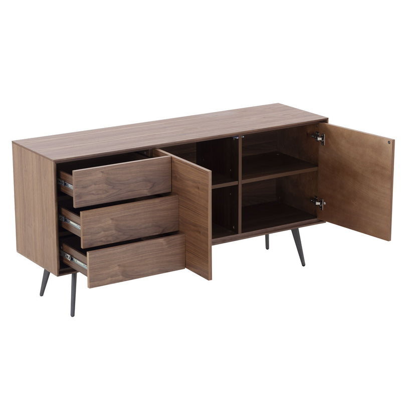 Modern Sideboard , Buffet Cabinet, Storage Cabinet, TV Stand  Anti-Topple Design, and Large Countertop